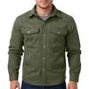 Men's Relaxed-Fit Casual Workwear Long-Sleeve Jacket Shirt