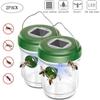 Set of 2 Fly, Wasp and Mosquito Traps; Insect Trap, Hornets - Solar with LED Light