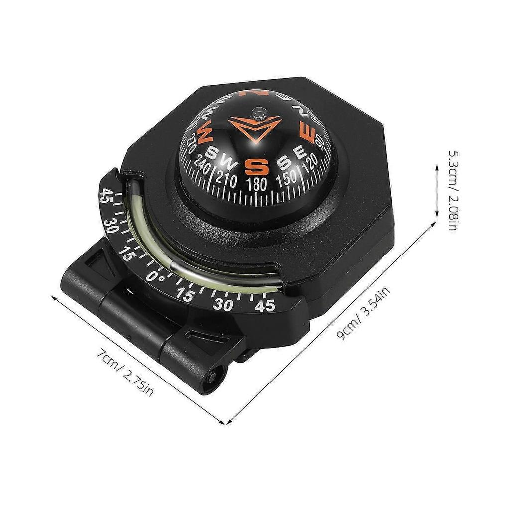 Car Compass Dashboard Vehicle Mountable Navigation Ball for Travel