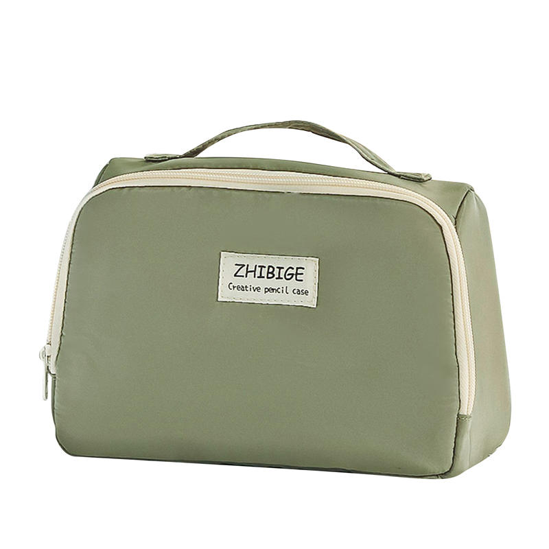 Большая вместительная сумка для ручек, черный простой японский пенал, канцелярские сумки для хранения, женские косметички