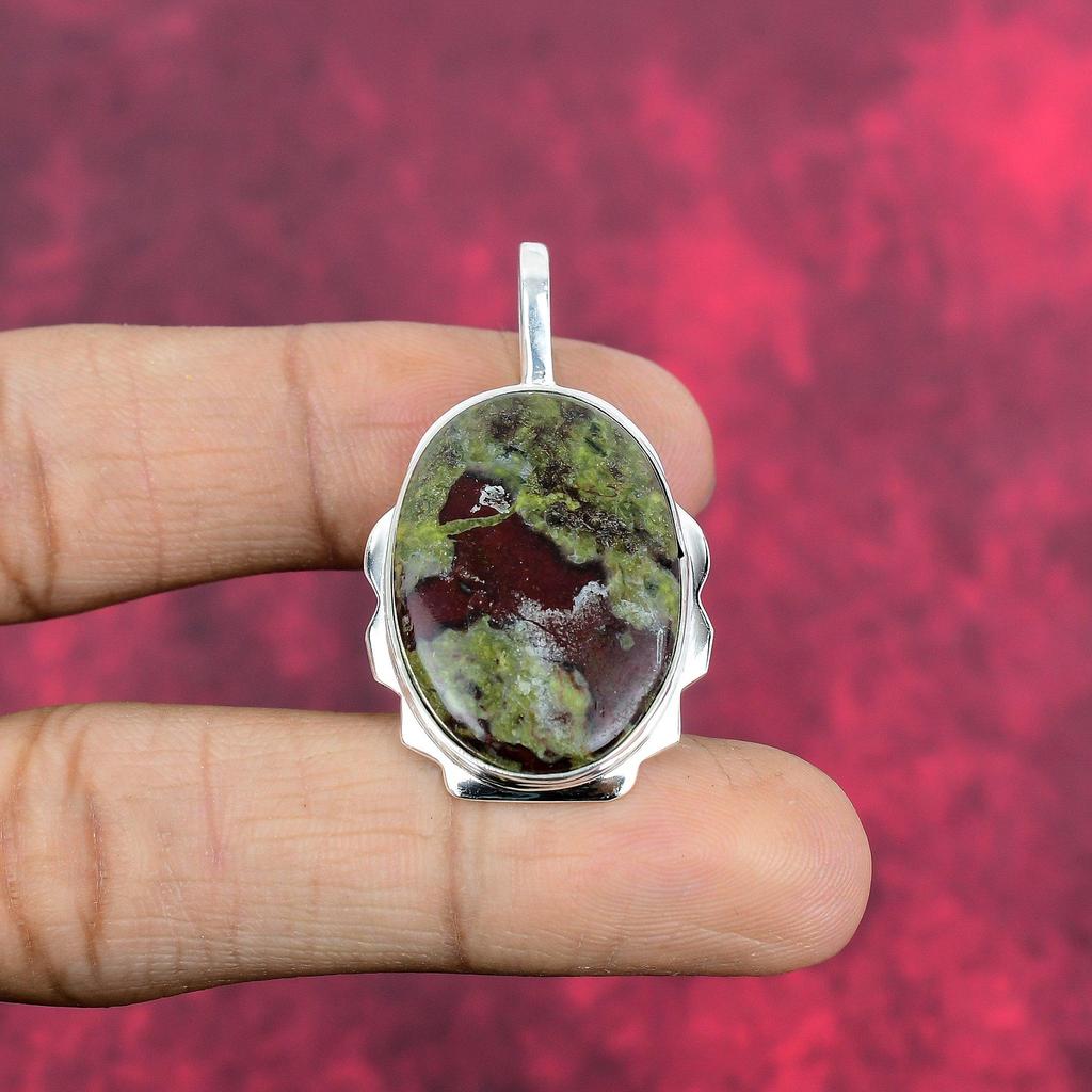 Драгоценности с драконьим кровавым камнем, подвеска ручной работы из драгоценного камня, антикварная подвеска из стерлингового серебра 925 пробы, подарок на помолвку
