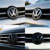 O4VW 120мм 110мм Автомобильный Логотип Шильдик Капот Передний и Задний Хвост Задний Значок 6R0853600A Аксессуар Для Volkswagen Polo 2011 2012 2013