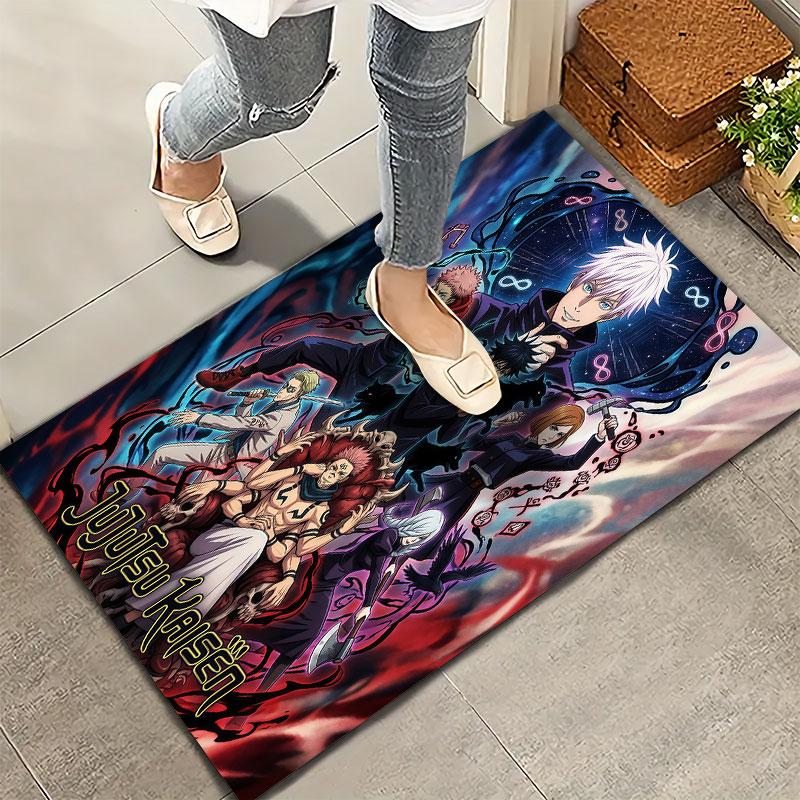 Jujutsu Kaisen Carpet Rug For Living Room Bedroom Home Sofa Decoration Kids Play Nonslip Floor Mat