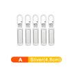 5/1PCS Detachable Zipper Puller Universal Replacement Metal Zipper Head Repair Kits Luggage Purses Handbag Clothes Zipper Slider