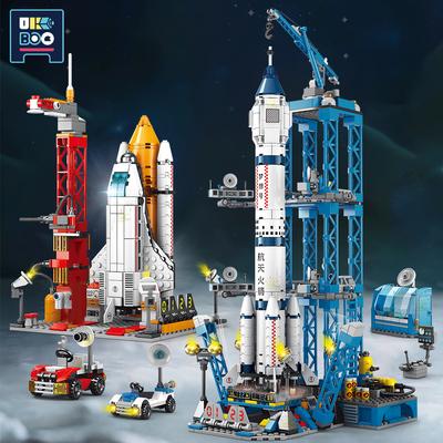 UKBOO авиационная серия космический челнок аэрокосмический корабль-носитель ракета строительные блоки город классическая модель кирпичи детские