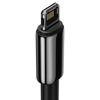 Baseus Кабель USB - Lightning Tungsten 2.4 A 2 M черный (Кальвж-A01)