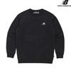 New Balance Половина клуба Nbncc21013 Bk Базовая толстовка с маленьким логотипом Унисекс Футболка с длинным рукавом