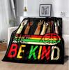 Reggae Flannel Blanket Soft Warm All-Season Throw, Design for Camping, Car Travel, Hiking Sofa, Bed, Office Perfect Gift for Parties
