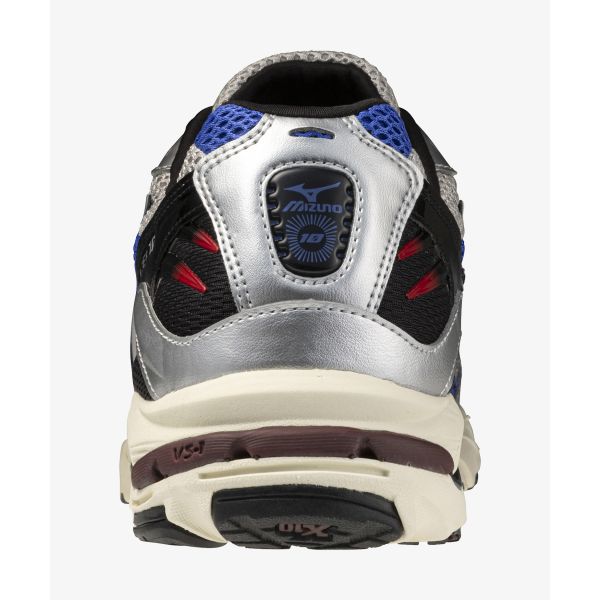 Mizuno Кроссовки Wave Rider 10 Сине-серебристые Унисекс D1GA210416