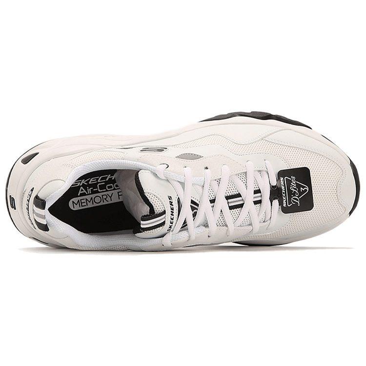 Skechers D'Lites Low Running Shoes White 237152-WHT