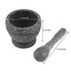 Spice Grinder Pestle Set Spices Mortar Pestle Set, Stone Grinder Granite Mortar Mortar Pestle Set, 6 Inch for Home Kitchen