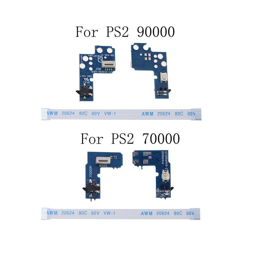 JCD 1 шт. Плата кнопки питания с кабелем для PS2 70000/90000 Плата кнопки включения/выключения и сброса для PS2 Модель кабеля