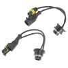 Lamp Socket Adapter Wire D2SD4S Ballasts To for HID Bulbs Conversion Wiring Harness Converter