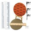 5" Silicon Carbide Flocked Sandpaper Disc - Wet/Dry for Woodworking and Polishing