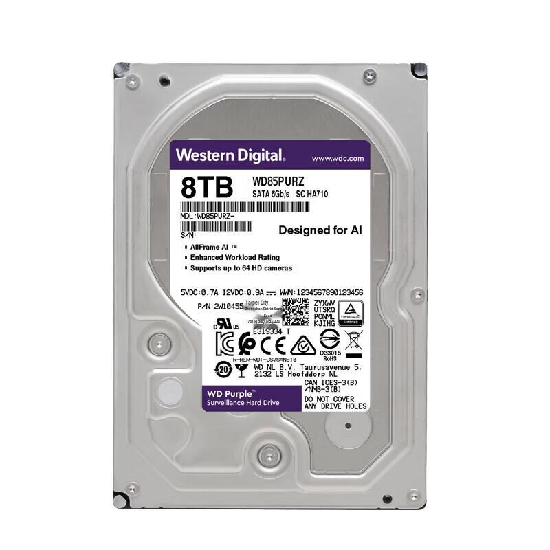HIKVISION Western Digital Purple Surveillance Hard Drive