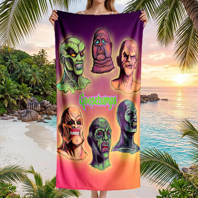 Goosebumps Fashion Beach Towel: Ideal for Summer Adventures Soft, absorbent and quick drying suitable for swimming and bathing