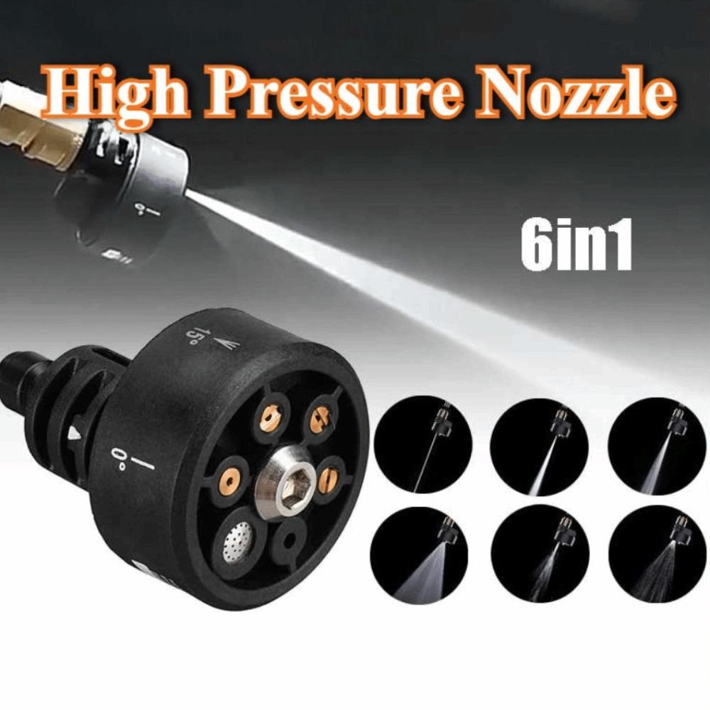 1/4'' Quick Connect High Pressure Nozzle Multi-functional Adjustable Nozzle Flower Irrigation