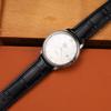 Кожаный ремешок для мужских часов Omega SEAMASTER DE VILLE 424 складная застежка/шпинечная застежка 19/20/21 мм браслет Черно-синий ремешок
