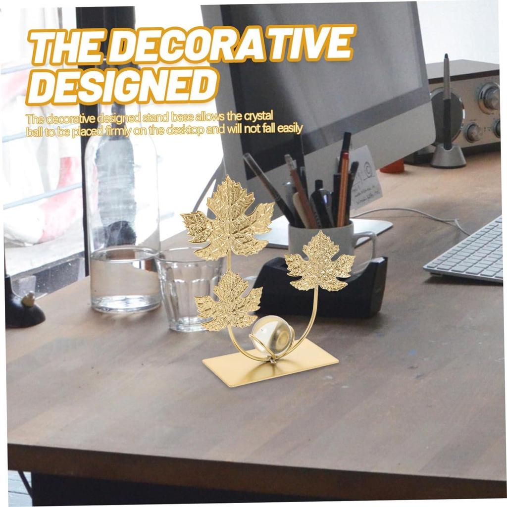 Лист Скульптура Статуя Декор Настольный Орнамент Железные Скульптуры Искусство Домашние Ремесла Статуи для Гостиной Спальня Офисные Полки Украшение(кленовый лист)