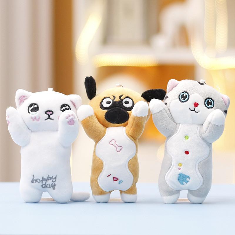Adorable Long Cat Plush Toy With Premium Pp Cotton Filling Great For Keychain And Bag Decoration