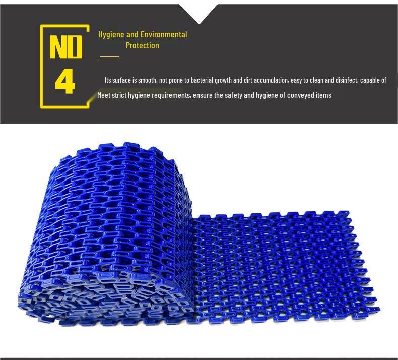 7100 Modular POM Conveyor Belt - 25.4MM Pitch, Oil & Wear Resistant Net Belt