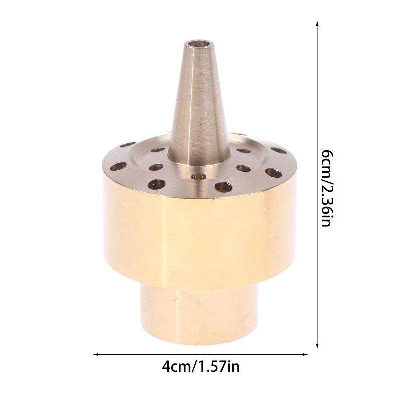 1/4" 1/2" 3/4" Латунная колонная насадка для фонтана Устойчивая к коррозии Распылительная головка для пруда Для декора сада Сад