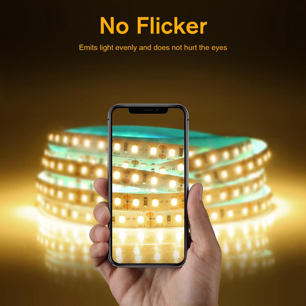 5M 10M Double Layer Copper FPCB LED Strip Light DC12V 24V 120LEDs/M High Brightness SMD 2835 Diode Tape Room Decoration Bar Lamp