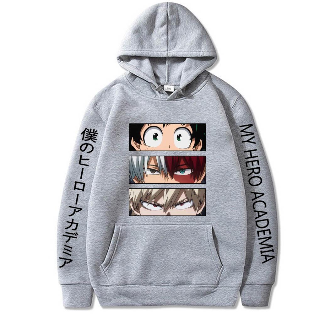 Япония Аниме Моя геройская академия Тодороки Сёто Графический принт Мужские и женские толстовки Boku No Hero Academia Уличная одежда Harajuku Толстовка