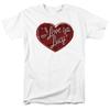 I Love Lucy Red Glitter 75 Mens T Shirt White Officially Licensed