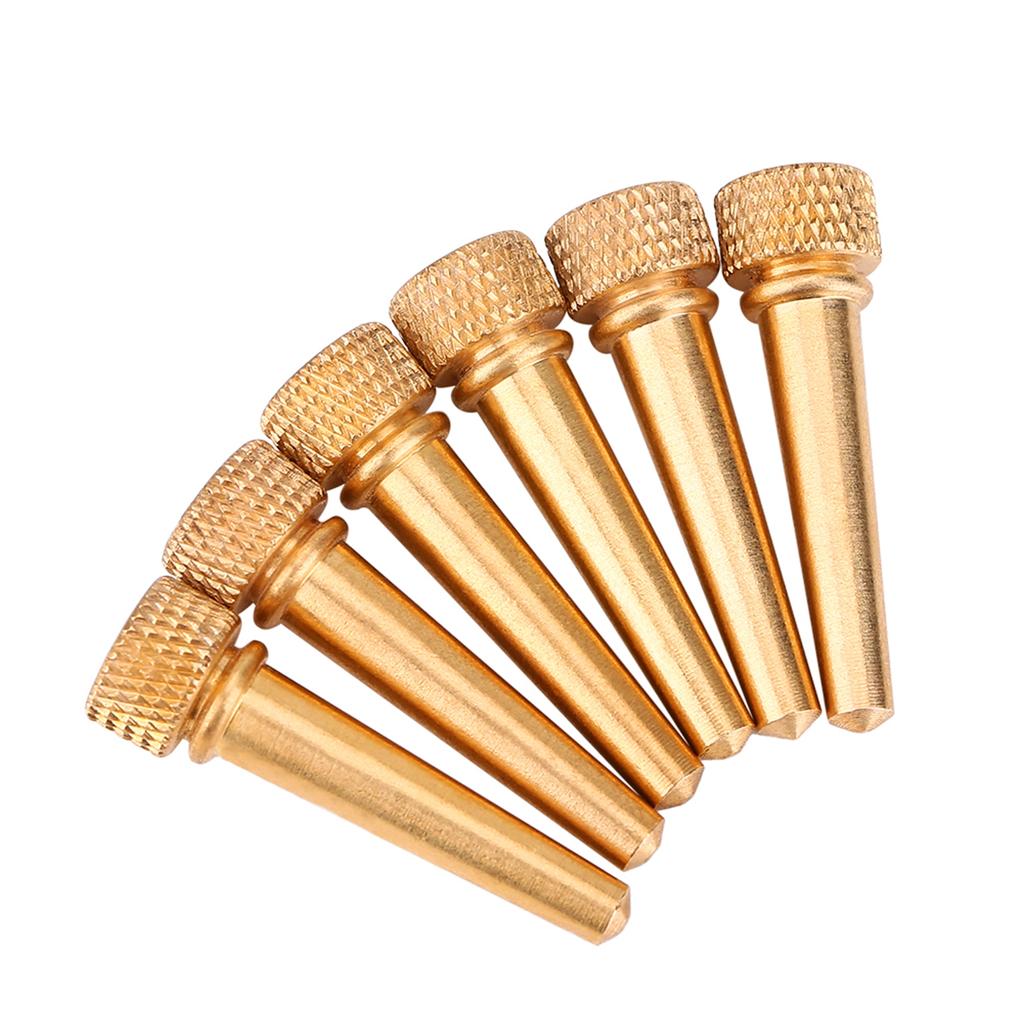 6 шт. латунные и морские ушки, набор штифтов для акустической народной гитары, аксессуары для гитар