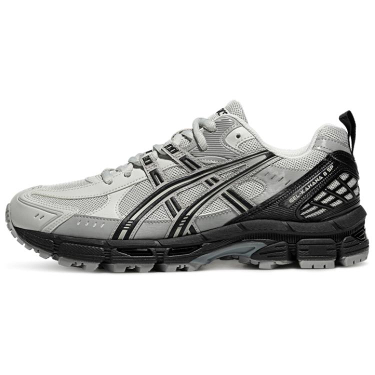 Asics Gel Kahana 8 Abrasion Resistant Breathable Low Top Casual Trail Running City Commute Running Shoes Men's Gray Sneakers 1011C091-020