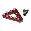 Aluminum Alloy Rear Brake Pedal Lever Tip for Motorcycles with Installation Screws