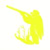 Hunter Hunting Car Sticker Reflective Vehicle Guitar Surfing