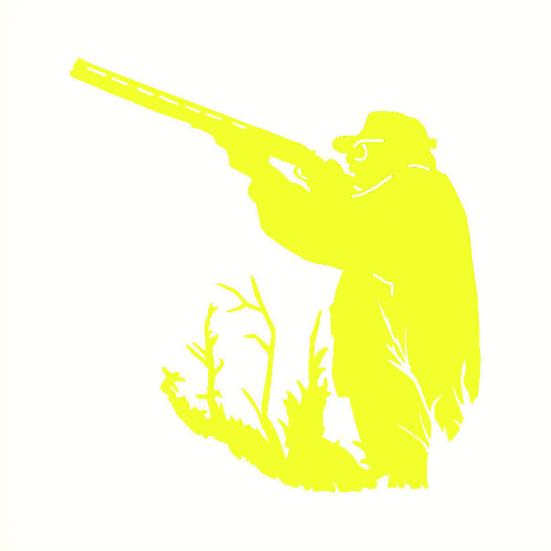 Hunter Hunting Car Sticker Reflective Vehicle Guitar Surfing