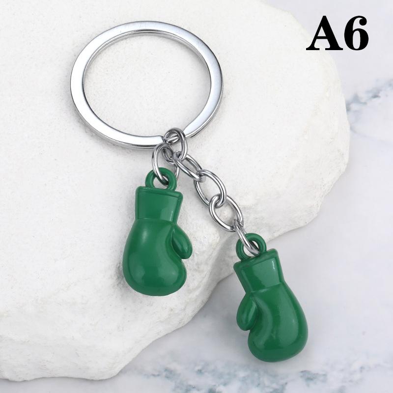 Уникальные боксерские перчатки брелок имитация фитнес-оборудования кулон персонализированный брелок для мужчин женщин пара автомобильные ключи кулон