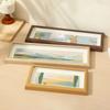 Многоцветная прямоугольная фоторамка Деревянная фоторамка Модная выставочная фоторамка Дом