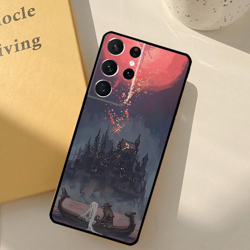 Чехол для телефона Game Bloodborne для Samsung Galaxy S24 Ultra S20 S21 S22 S23 S25 S9 S10 Plus S25 FE Защитный корпус