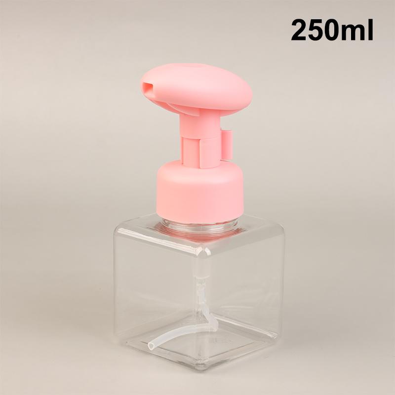250/450ml Foam Dispenser Plastic Refillable Empty Soap Refillable Press Bottle Cosmetics Packaging Liquid Soap Container