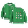 Autumn 2026 Kids' Thickened Velvet Baseball Jacket.