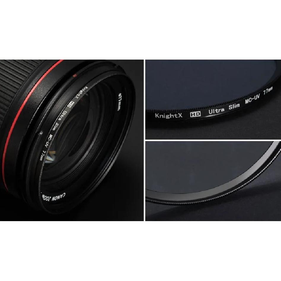 KnightX 49 52 55 58 62 67 72 77 мм FLD УФ CPL фильтр для объективов nikon Canon Sony аксессуары для камеры d5200 d3300 d3100 canon