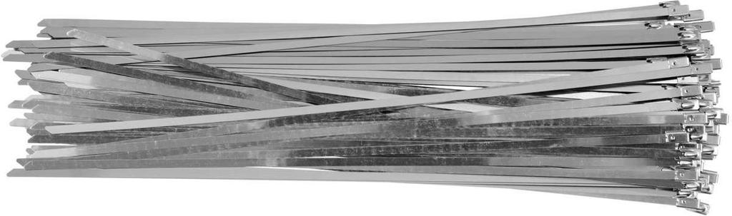 Stainless steel clamps 4.6x300mm100pcs YT-70563 YATO
