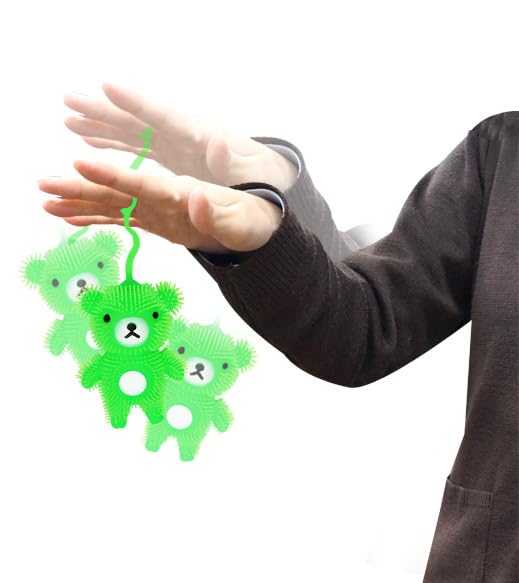 Flash Bear with Original Stickers Summer Yo-Yos (12-pack) [Light-up Toys, Prizes, Events, Kids' Parties, Festivals, Fairs, Toys, Festivals, Glow-Up