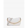 Carmela Pebble Leather Convertible Crossbody Medium 35f4g1qc6l1999 Optical White