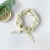 Soft Wrap Solid-color Bandana Hair Band Pleated Silk Scarf Fashion Chiffon Hair Scarf  Girls