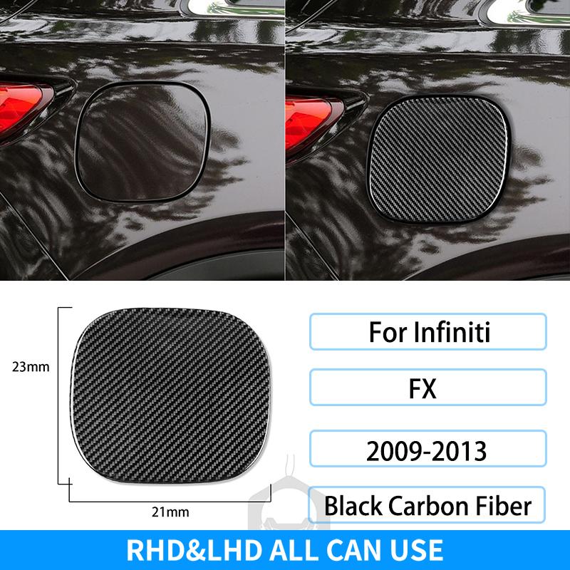 Для Infiniti FX 2009-2013 Рулевое колесо из углеродного волокна Радио Кондиционер Переключение передач Крышка подъемника окна Накладка Украшение