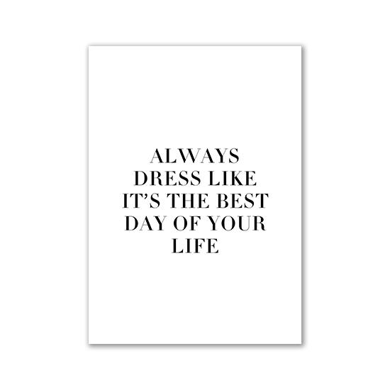 Fashion Black And White Sexy Poster Flower Women Motivational Text Canvas Wall Art Prints Abstract Painting Wall Hanging Decor