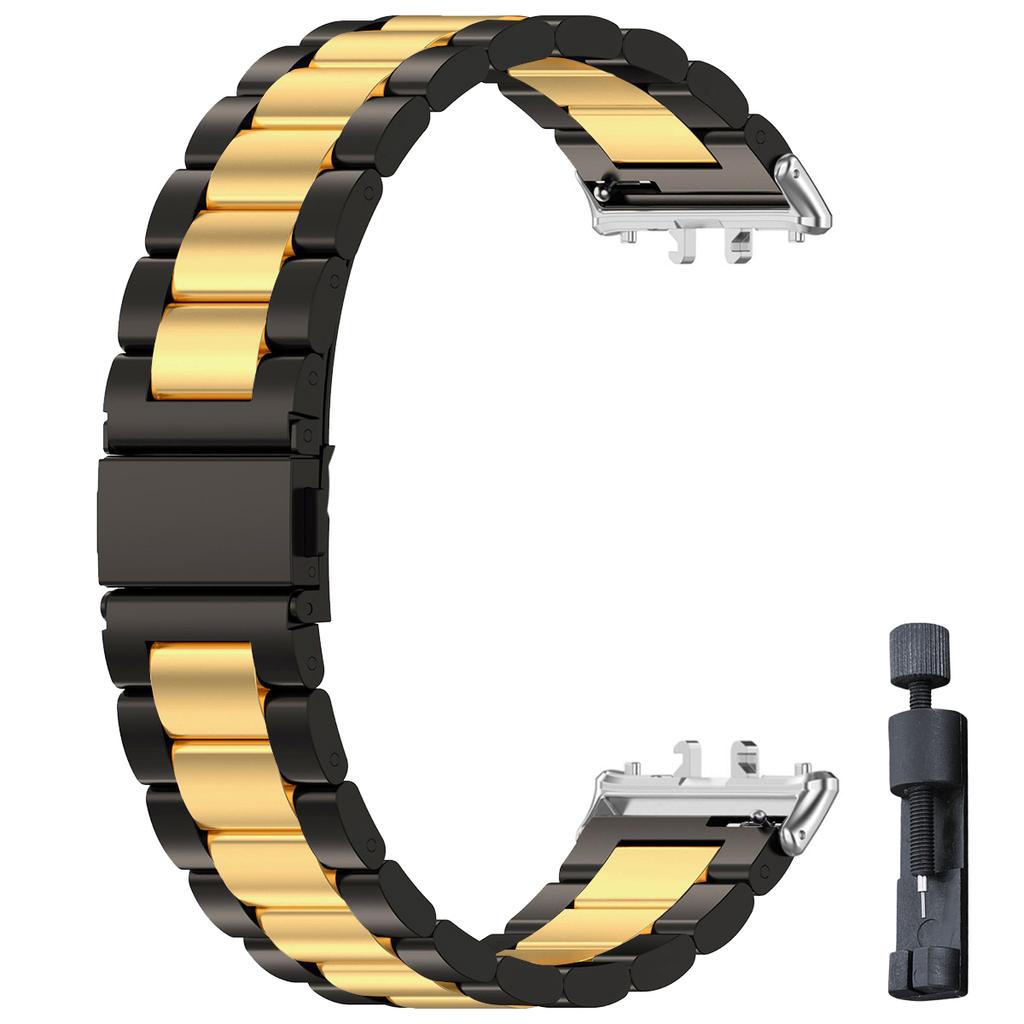 Ремешок из нержавеющей стали для Samsung Galaxy Fit 3, металлический браслет, роскошный деловой ремешок для Samsung Galaxy Fit3 SM-R390, аксессуары
