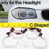 Day Light DRL Angel Eyes LED For BMW 1 Series E81 E82 E87 E88 1M 04-13 Xenon Headlight CSL Style Lemon Yellow Headlight Ring Kit