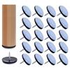 Set of 20 Furniture Sliders, 19mm/25mm Round Furniture Moving Pads with Nails, Anti-Scratch, Noise Reduction, Anti-Vibration, Anti-Scratch Floor Prote