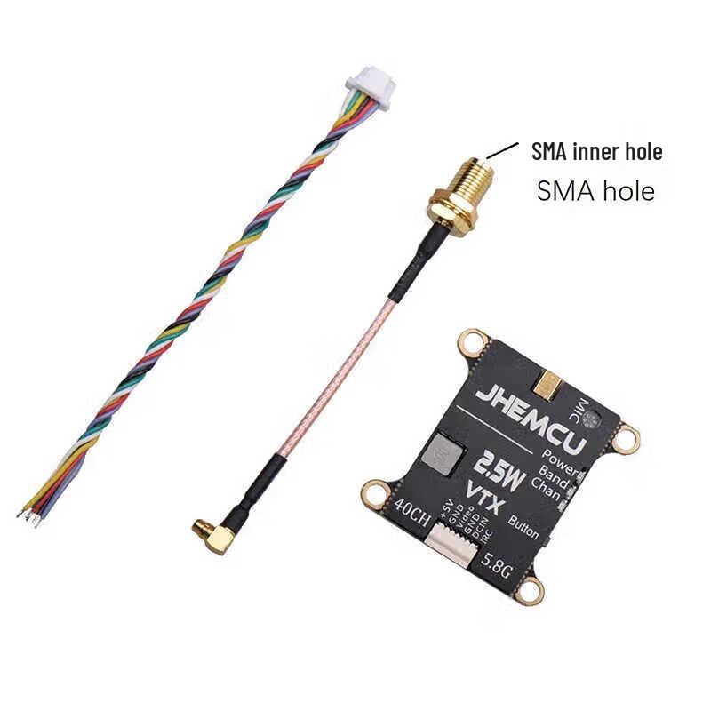 Комплект аналогового FPV видеопередатчика JHEMCU 5.8G 2.5W
